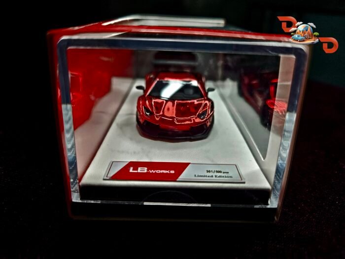 Liberty Walk - 1/64 Lb Lp 700 Aventador Chrome Red Resin [Rare Model Currently Discontinued] - Image 10