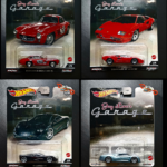 Hot Wheels Premium - Jay Leno Garage - Mclaren F1 Mercedes Benz 300 Sl Lamborghini Countach Lp 5000 Qv Ecojet Set Of 4