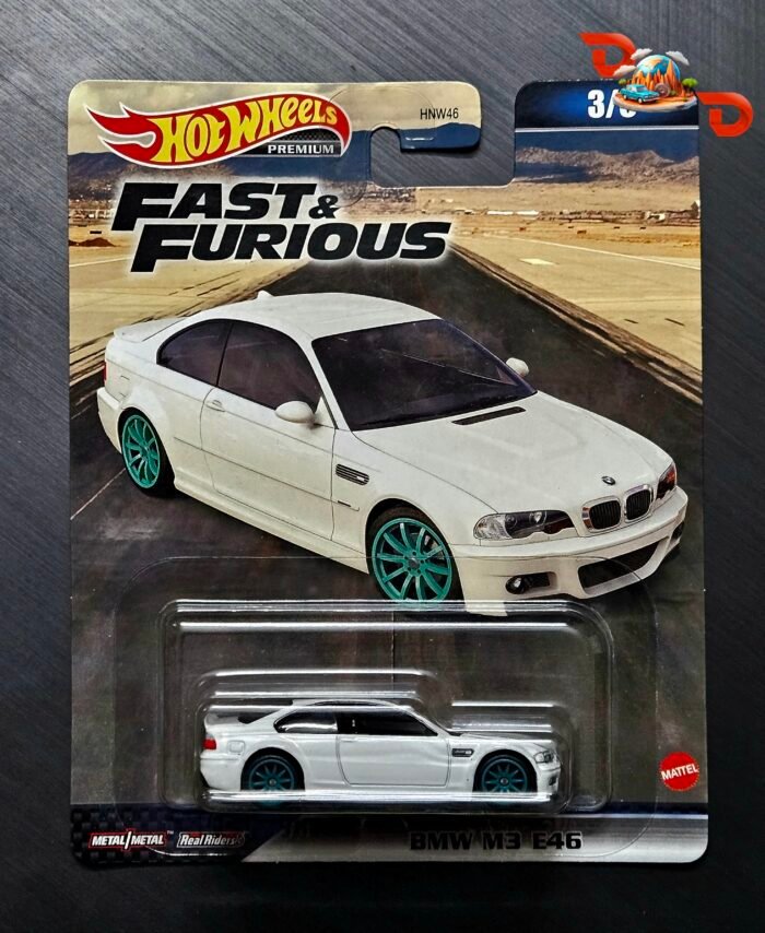 Hot Wheels Premium - Fast and Furious Set of 5 - BMW M3 E46, 1999 Nissan Maxima, Custom Mustang, Alfa Romeo Giulia Sprint GTA ,Custom Acura Integra Sedan GSR - Image 2