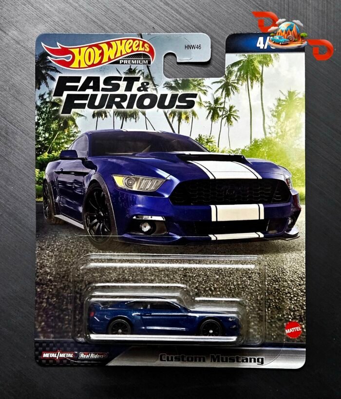 Hot Wheels Premium - Fast and Furious Set of 5 - BMW M3 E46, 1999 Nissan Maxima, Custom Mustang, Alfa Romeo Giulia Sprint GTA ,Custom Acura Integra Sedan GSR - Image 4