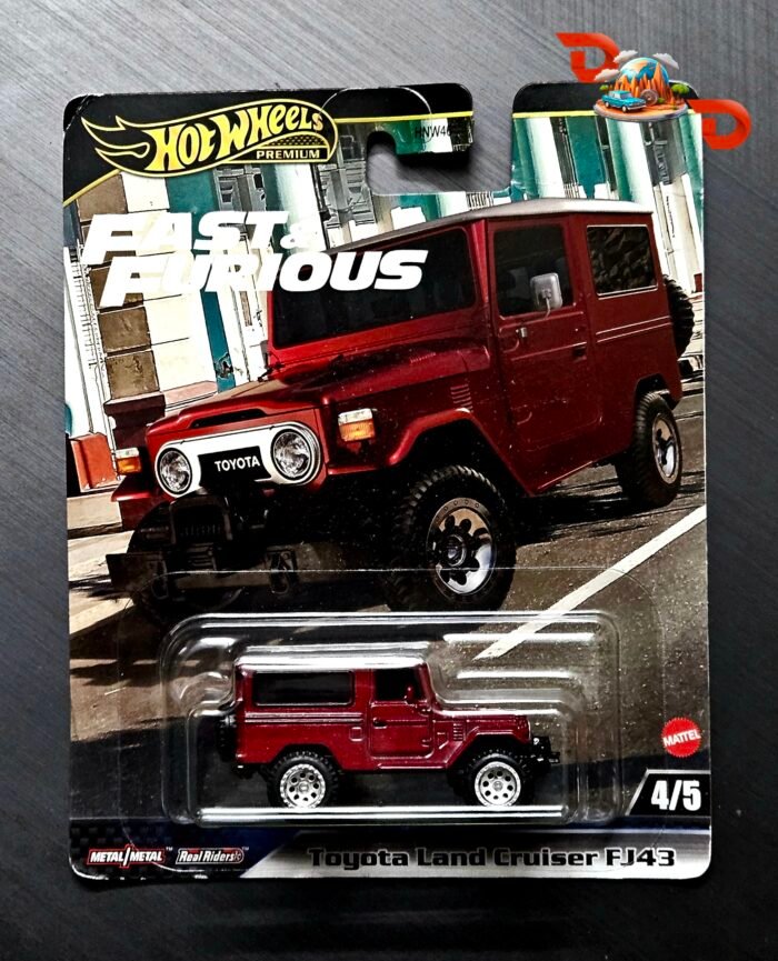 Hot Wheels Premium - Fast and Furious Set of 5 - Toyota Land Cruiser FJ43, Porsche 911 Carrera RS3.8 , Land Rover Defender 90,Mercedes- Benz 500SEL, Custom Acura Integra Sedan GSR - Image 2