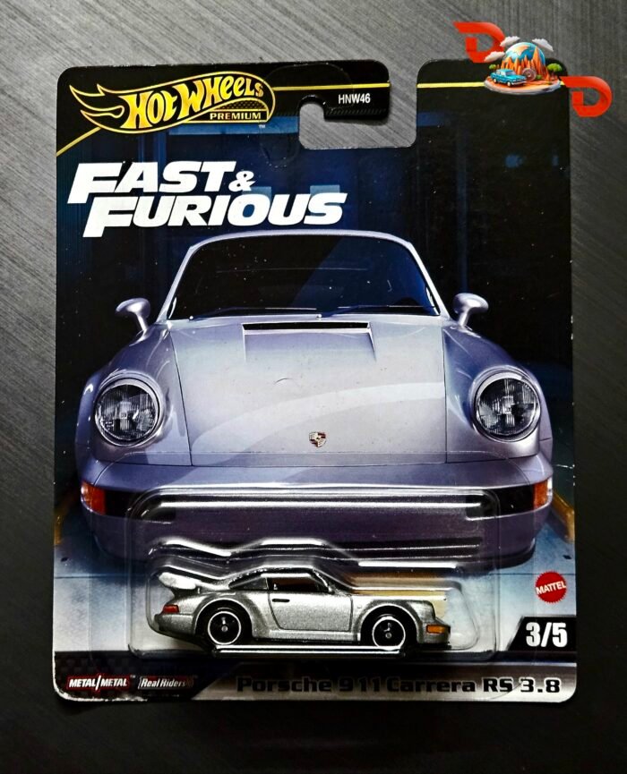 Hot Wheels Premium - Fast and Furious Set of 5 - Toyota Land Cruiser FJ43, Porsche 911 Carrera RS3.8 , Land Rover Defender 90,Mercedes- Benz 500SEL, Custom Acura Integra Sedan GSR - Image 3