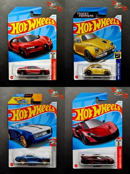 Hot Wheels - Bugatti Chiron , McLaren p1 , Hi Roller II, Bumblebee