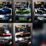 Hot Wheels Premium - Exotic Envy Set of 5 - '16 Bugatti Veyron , Lamborghini Huracan LP 610-4 , Aston Martin Valhalla Concept, Aston Martin Vulcan , McLaren Senna