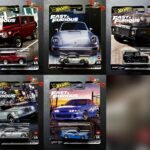 Hot Wheels Premium - Fast and Furious Set of 5 - Toyota Land Cruiser FJ43, Porsche 911 Carrera RS3.8 , Land Rover Defender 90,Mercedes- Benz 500SEL, Custom Acura Integra Sedan GSR