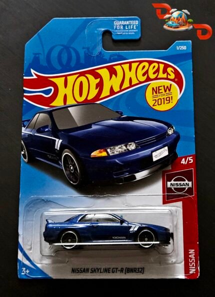 Hot Wheels Nissan Skyline GT-R(BNR32) BLUE
