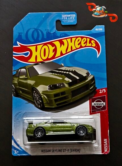 Hot Wheels Nissan Skyline GT-R(BNR34) GREEN