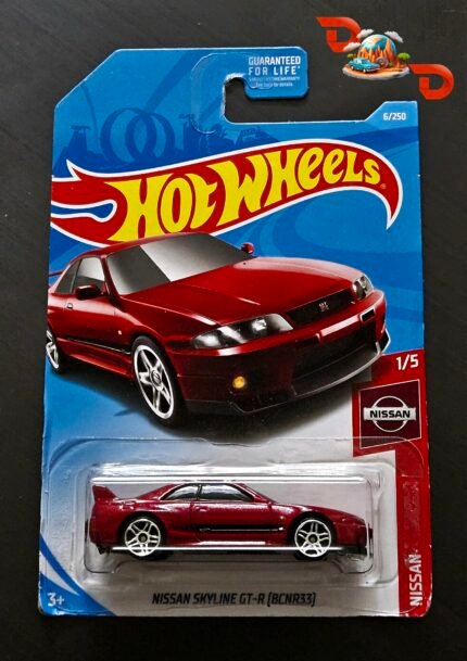 Hot Wheels Nissan Skyline GT-R(BCNR33) Red