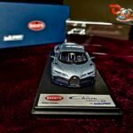 Looksmart Bugatti Chiron Profilee Argent Atlantique Blue Royale Carbon 1:43