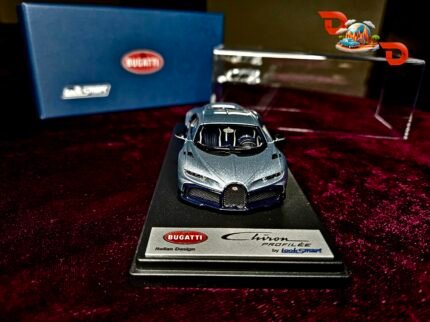 Looksmart Bugatti Chiron Profilee Argent Atlantique Blue Royale Carbon 1:43