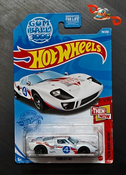 Hot Wheels Ford GT-40 White