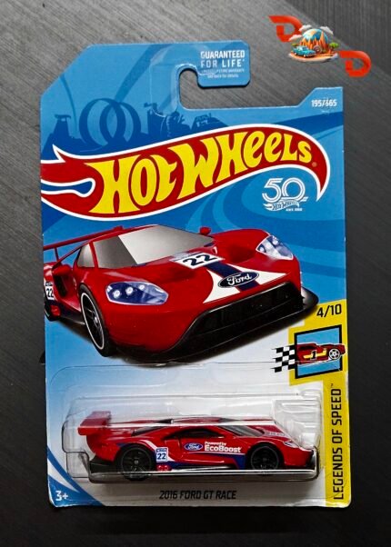 Hot Wheels 2016 Ford GT Race Red