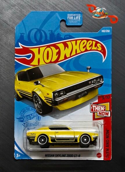 Hot Wheels Nissan Skyline 2000 GT-R Yellow