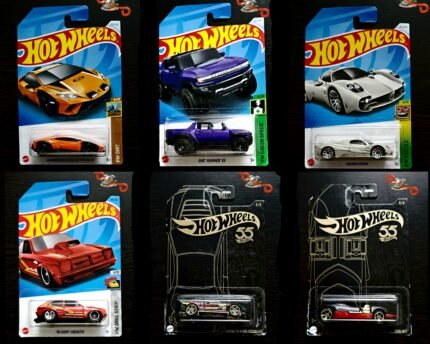 Hot Wheels Combo Lamborghini Huracan Sterrato Gmc Hummer Ev Pagani Utopia 76 Chevy Chevette Twin Mill 55 Th Annivesary Custom 01 Acura Integra Gsr 55 Th Edition
