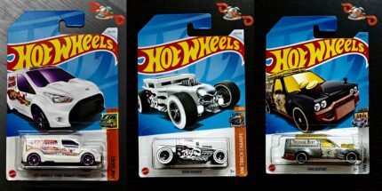 Hot Wheels Treasure Hunt Combo (Bone Shaker , Ford Transit Connect,Time Shifter)