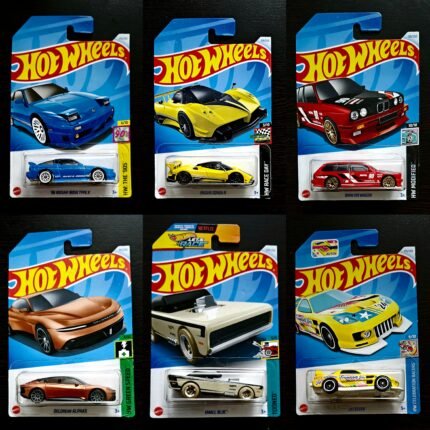 Hot Wheels CMB 1 24 Seven,Dmc delorean, Bmw M3 Wagon 96 Nissan 180 Sx Type X Pagani Zonda R Small Bloc