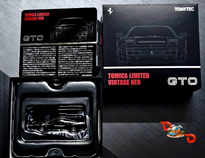Tomica Tomytec - Ferrari GTO Black Limited Vintage NEO - Image 2