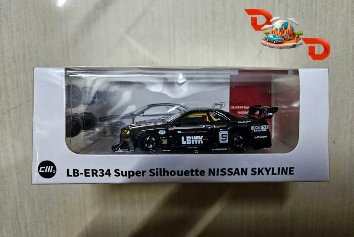CM Model LB-ER34 Super Silhouette Nissan Skyline Chrome - Image 4