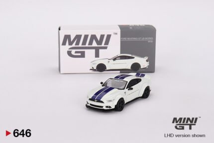 Mini GT - Ford Mustang GT LB-Works White RHD