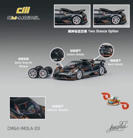 CM Model Pagani Imola Metallic Grey