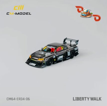 CM Model LB-ER34 Super Silhouette Nissan Skyline Chrome