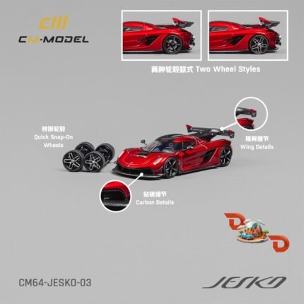 CM Model Koenigsegg Jesko Red