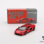 Mini GT -  Lamborghini Countach LPI 800-4  Rosso Mars LHD