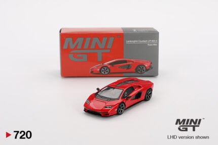 Mini GT -  Lamborghini Countach LPI 800-4  Rosso Mars LHD