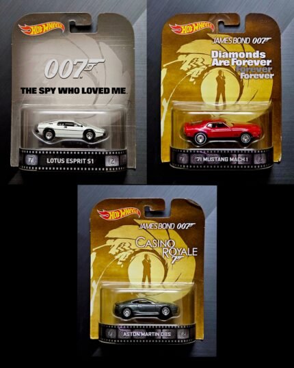 Hot Wheels Retro Entertainment James Bond Lot