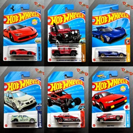 Hot Wheels (CMB 24) - Ferrari SF90 Stradale, 15 Land Rover Defender Double Cab, Pontiac Aztek Custom, Hako Type D, Dune It Up, Cardillac Project GTP Hypercar