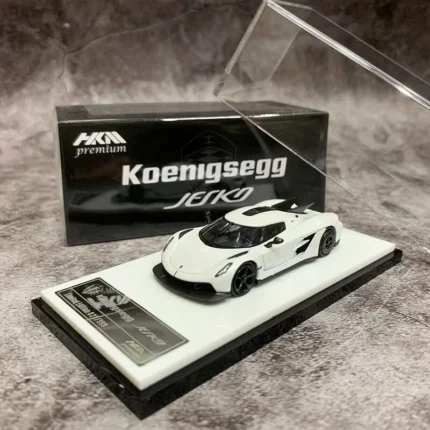 HKM Premium 1:64 Mode Car Koenigsegg Jesko White