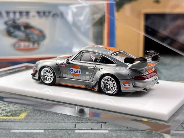 FS 1:64 Silver Gulf RWB 993 GT Racing Sports Model - Image 2