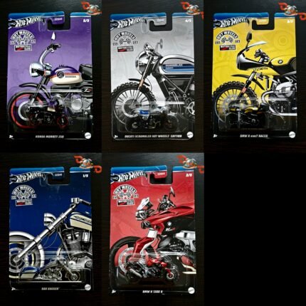 Hot Wheels - Motorcycle Club Set of 5