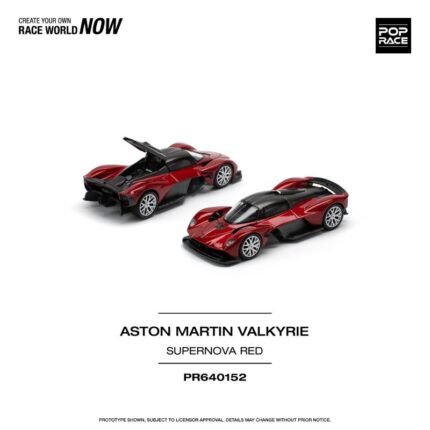 Poprace 1/64 ASTON MARTIN VALKYRIE SUPERNOVA RED