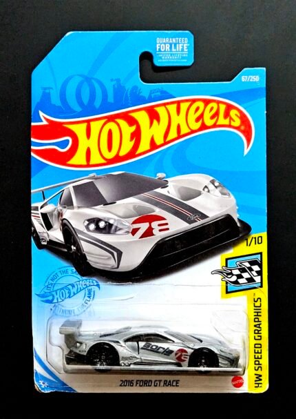 Hot Wheels 2016 Ford GT Race Silver