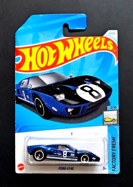 Hot Wheels Ford GT40 Blue Black