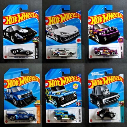 Hot Wheels CMB 43 - Porsche904 carrera GTS,Ford Escort,Subaru BRZ,Drift-Ender,70 Dodge Charger Tooned,Ford F-150 Lightening Custom
