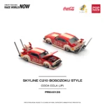Poprace 1/64 135 Coca Cola Nissan Skyline C210 Kaido Racer Bosozoku Style
