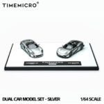 Time Micro 1:64 918 Spyder&CARRERA GT Silver 2 Cars Set