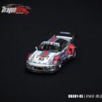 DCM x DragonBo Model Porsche RWB 964 Silver Mal Livery