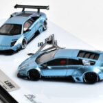 ERROR 404 LBWK MURCIELAGO 2 CAR SET ICE BLUE