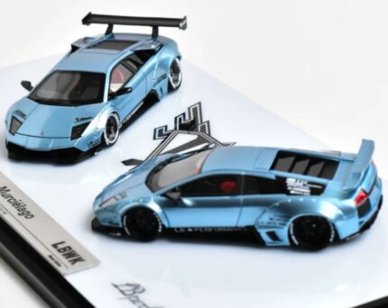 ERROR 404 LBWK MURCIELAGO 2 CAR SET ICE BLUE