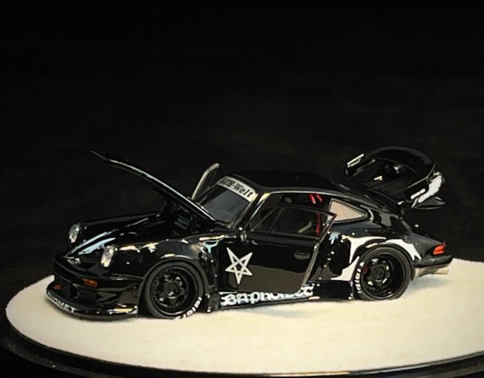 PGM 1:64 Porsche RWB930 Baphomet Demon Luxury w/ Turntable - Image 4