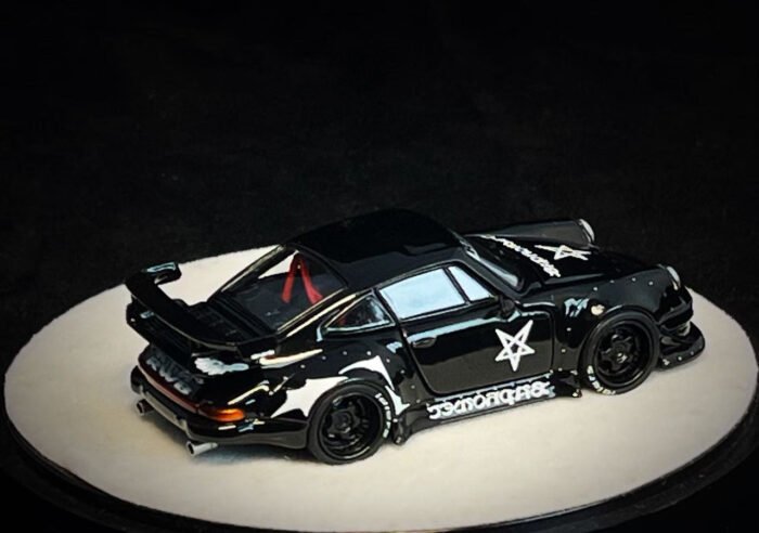 PGM 1:64 Porsche RWB930 Baphomet Demon Luxury w/ Turntable - Image 8