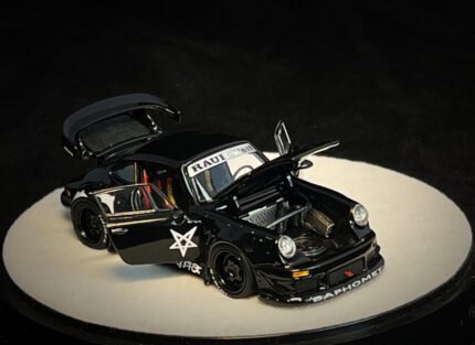 PGM 1:64 Porsche RWB930 Baphomet Demon Luxury w/ Turntable