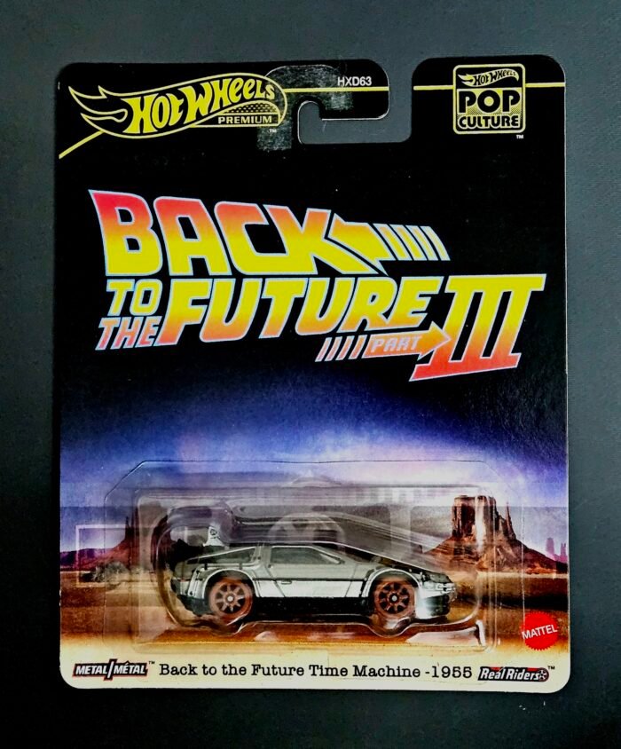 Hot Wheels Premium- Batman Forever Batmobile and Time Machine 1955 - Image 3