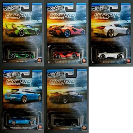 Hot Wheels 2025 Silver Series Hybrid Speed Series - Set Of 5