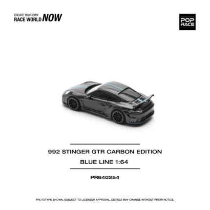 Poprace 1/64 254 992 Stinger GTR Blue Line