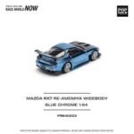 Poprace 1/64 223 Mazda RX7 Re-Amemiya Blue Chrome