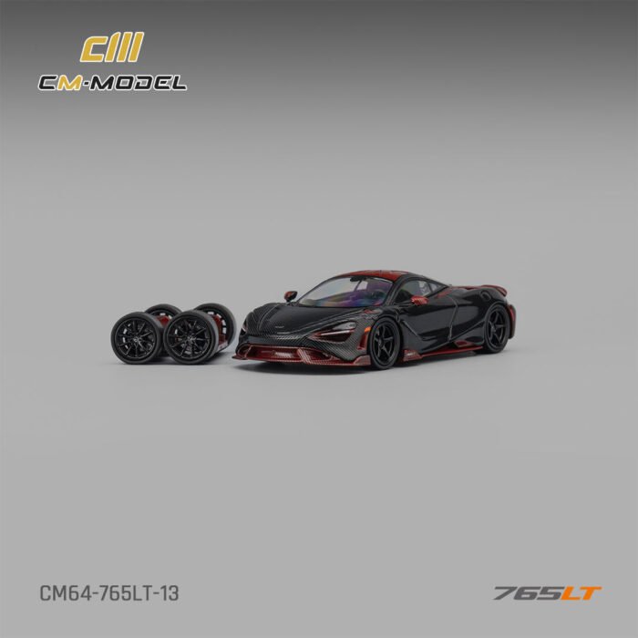 CM Model 1:64 Mclaren 765LT Full Carbon Red CM64-765LT-13 - Image 2